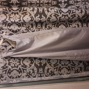Grey evening gown